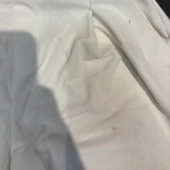 Women’s White Linen Wide-Leg Pants – BBJ Los Angeles, Size M - Picture 2 of 6